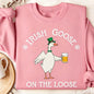 Lucky Goose on The Loose Sweatshirt St Patricks Day Gift