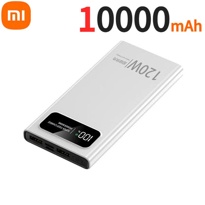 Power Bank 120W Super Fast Charging Battery High Capacity Digital