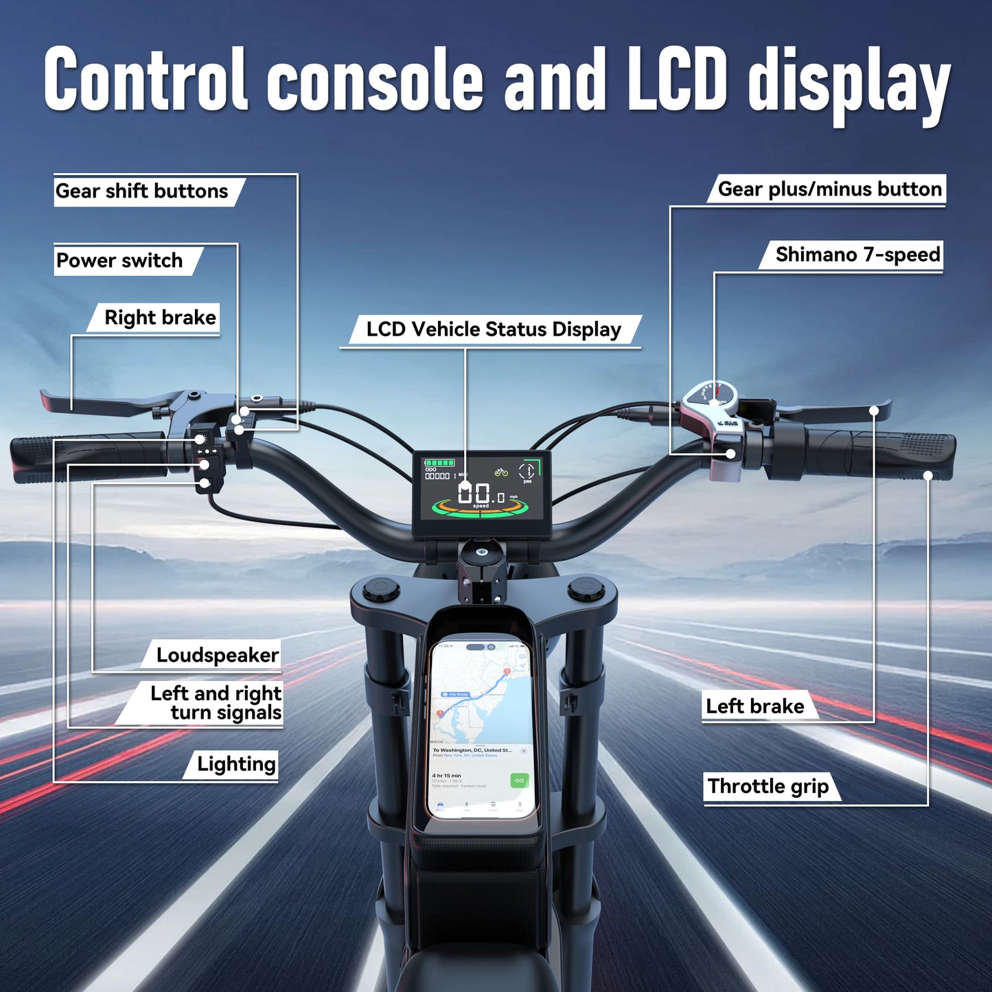 ZorixBike R8 Pro Electric Off-Road Bike 20x4.0 3000W 35Mph 80Mile