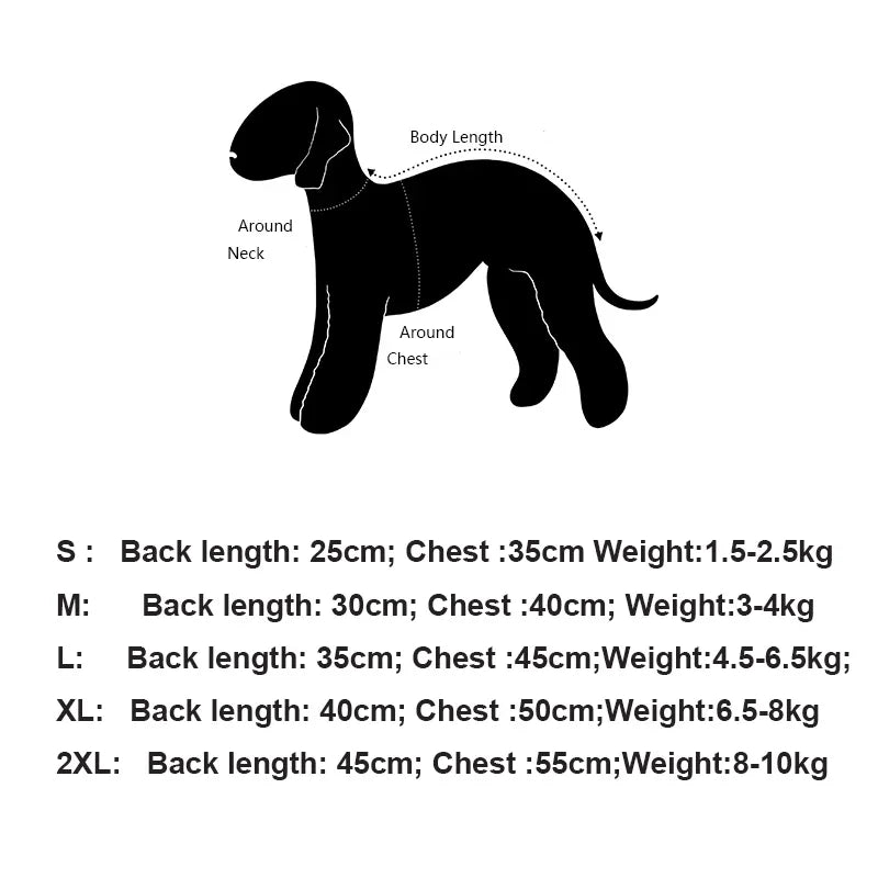 Winter Dog Coats Warm Windproof Jacket Dog Outdoor Four Legged