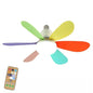 LED 40W ceiling fan light E27 with remote control for dimming,