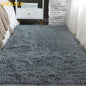 VIKAMA Simple Silk Wool Plush Carpet Bedroom Living Room Bed Blanket