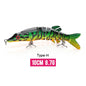 VTAVTA 10/14cm Sinking Wobblers Fishing Lures Jointed