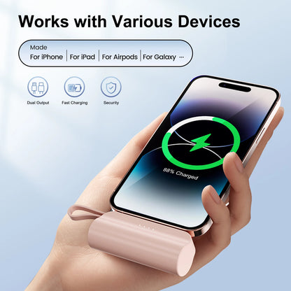 Mini Power Bank Portable 4500mAh Power Phone Charger