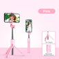 4in1 Wireless bluetooth compatible Selfie Stick LED Ring light