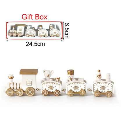 Christmas Wood Train Decoration,Christmas Ornaments