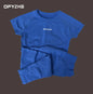 DFYZHE round neck breathable short sleeved+long pants