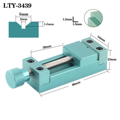 Precision Mini Vise Engraving Machine CNC Drilling Machine Small Welding Table All Aluminum Operation Manual Table Clamp