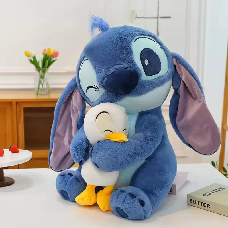 New Disney 20cm Plush Doll Stitch Lilo Doll Cute Duck Stitch Plush Stuffed Toy Christmas Children's Birthday Gift Kawaii Toys