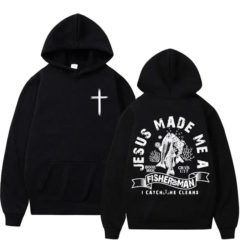 Harajuku Aesthetic Christian Jesus Church Hoodie Bible Verse