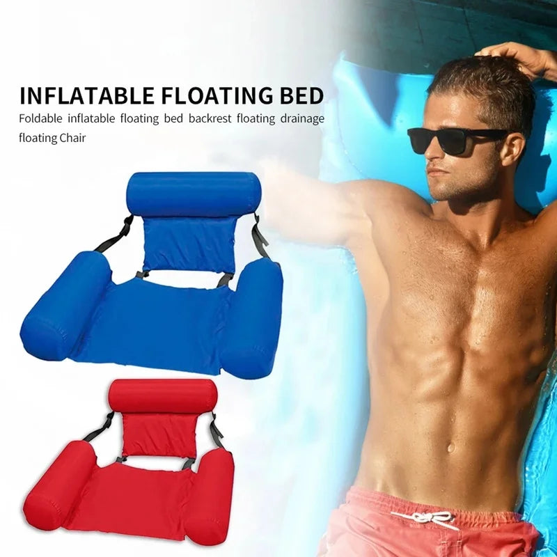 Inflatable Mattresses Water Swimming Hammock Lounge Chairs