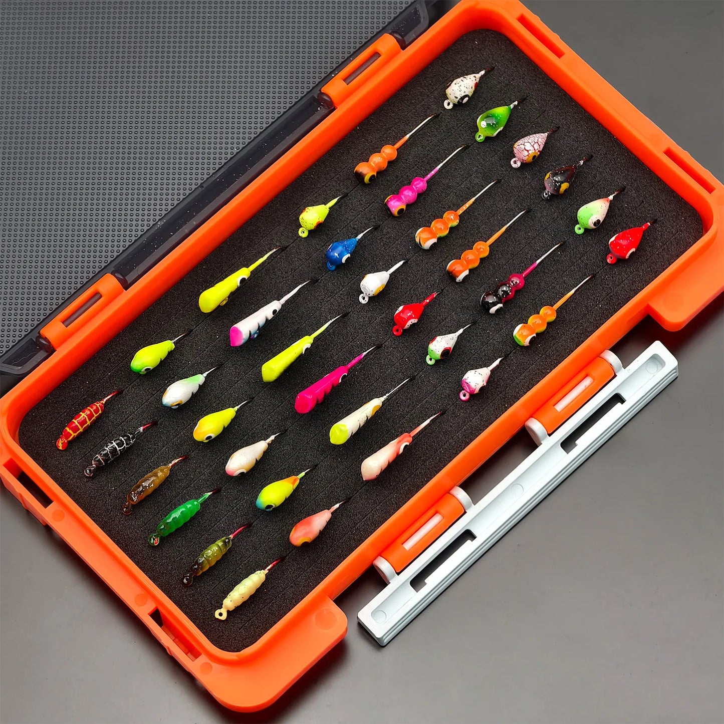 ANFS Ice Fishing Jigs 36pcs Ice Fishing Lures, Walleye Jig
