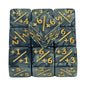 10pcs/set Six Sided Dice Set D6 Counters +1/+1 and -1/-1 Set for Math Teaching ,Kid Arithmetic Toys, Card Game Accessories