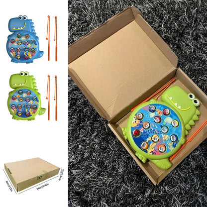 Dinosaur Simple Magnetic Fishing Toys Play Rod Game Toys for Child