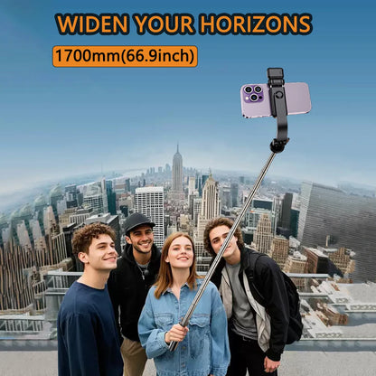 Portable Telescopic Bluetooth Selfie Stick for Live Streaming