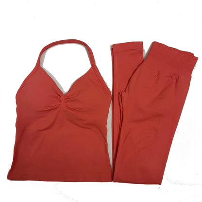 2 Pieces Set Yoga Dfyoga Leggings Set   Women