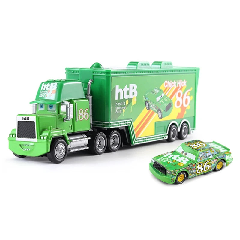 Disney Pixar Cars And Trucks Toy Set The King Cruz