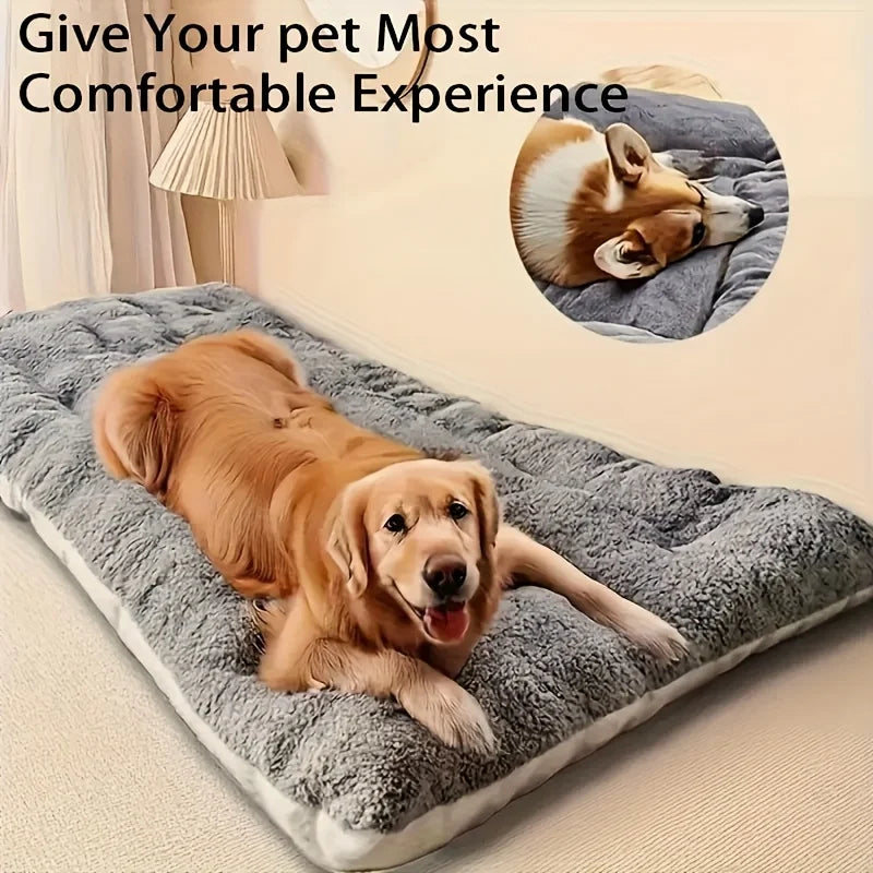 Oversized Plush Dog Cat Bed Sofa Crate Pad