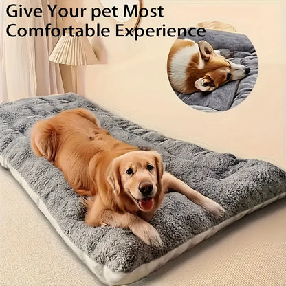 Oversized Plush Dog Cat Bed Sofa Crate Pad
