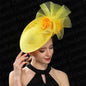 Chic Navy Fascinators Hat For Women Elegant Royal Ascot Millinery