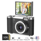 4K Digital Camera CCD 180° Flip Screen Selfie Camera