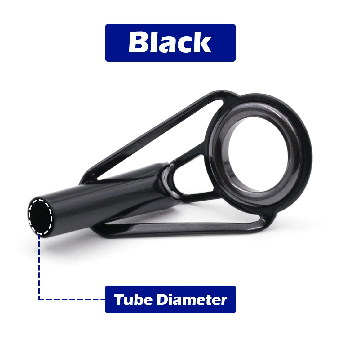 FishTrip 5Pcs Fishing Rod Guides Tip Top Repair Kit