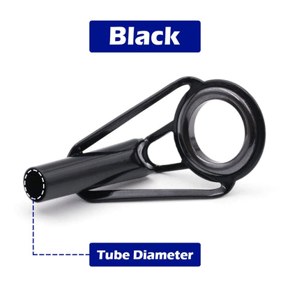 FishTrip 5Pcs Fishing Rod Guides Tip Top Repair Kit