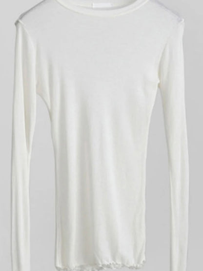 High Quality Plain T Shirt Women  Elastic Basic T-shirts