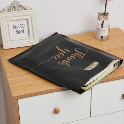 100PCS Thanksgiving Gift Bag Black Product Shopping Bag Candy