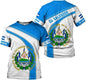 El Salvador Flag Football Jersey 3D Print