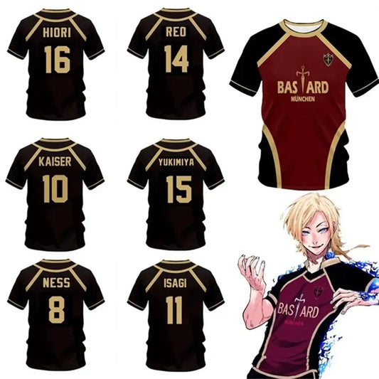 Jersey Futsal Pattern Vl Replika Blue Lock Anime Bastard