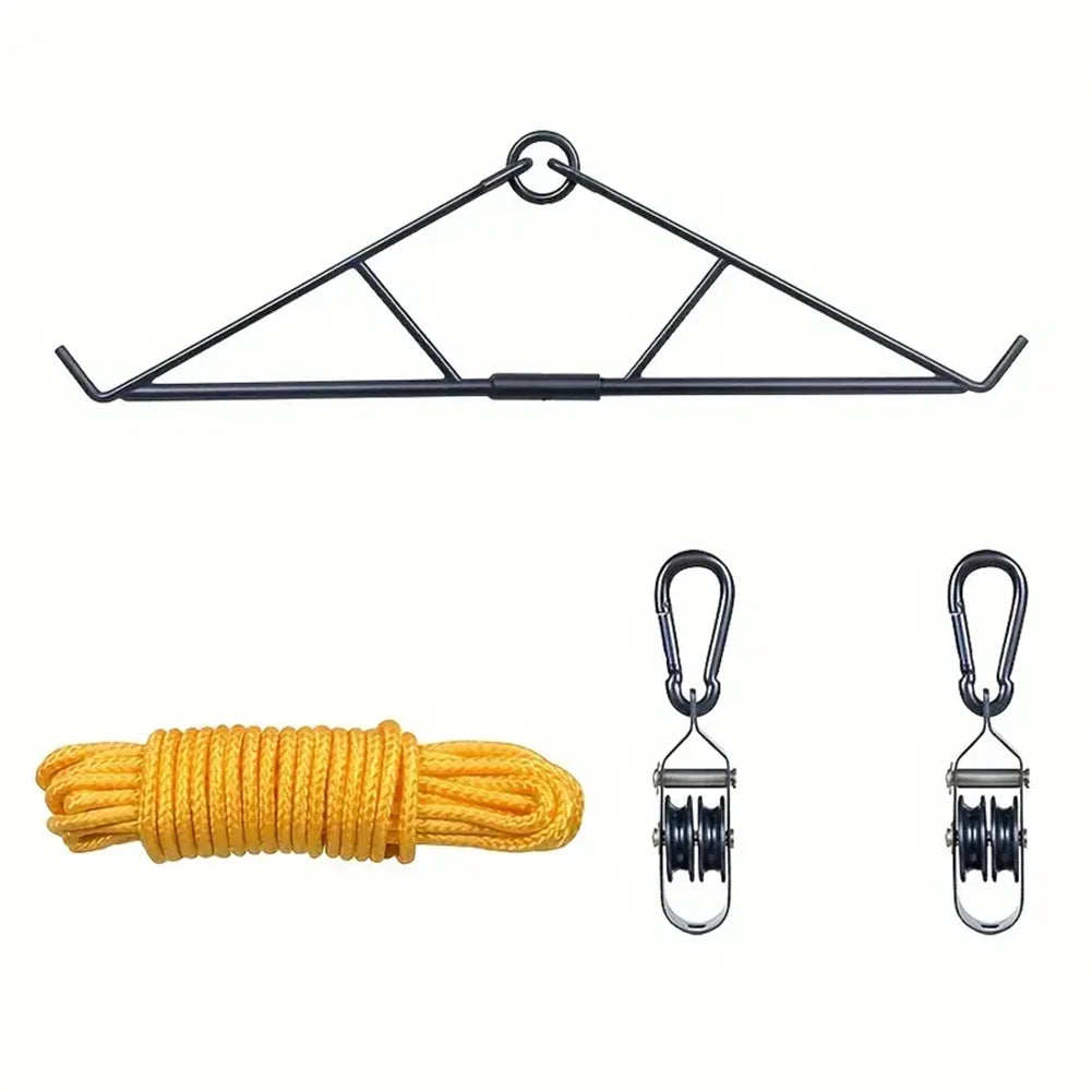 Max To 700 LBS Elk Hoist Pulley Lift System W/Gambrel