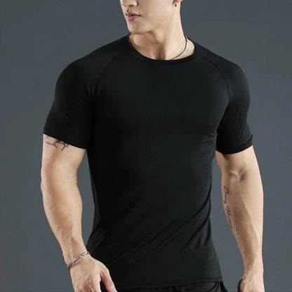 Men Compression Running T Shirt Fitness