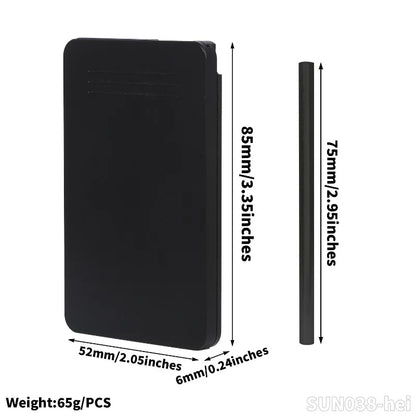 Portable 8-Compartment Metal Snuff Container