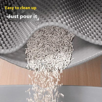 Extra Large Cat Litter Mat Heavy Duty Waterproof 2 Layer Non Slip