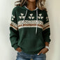 st patricks day women hoodie green clover