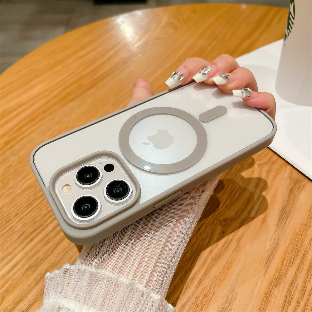 Luxury Shockproof Magsafe Wireless Charge Case