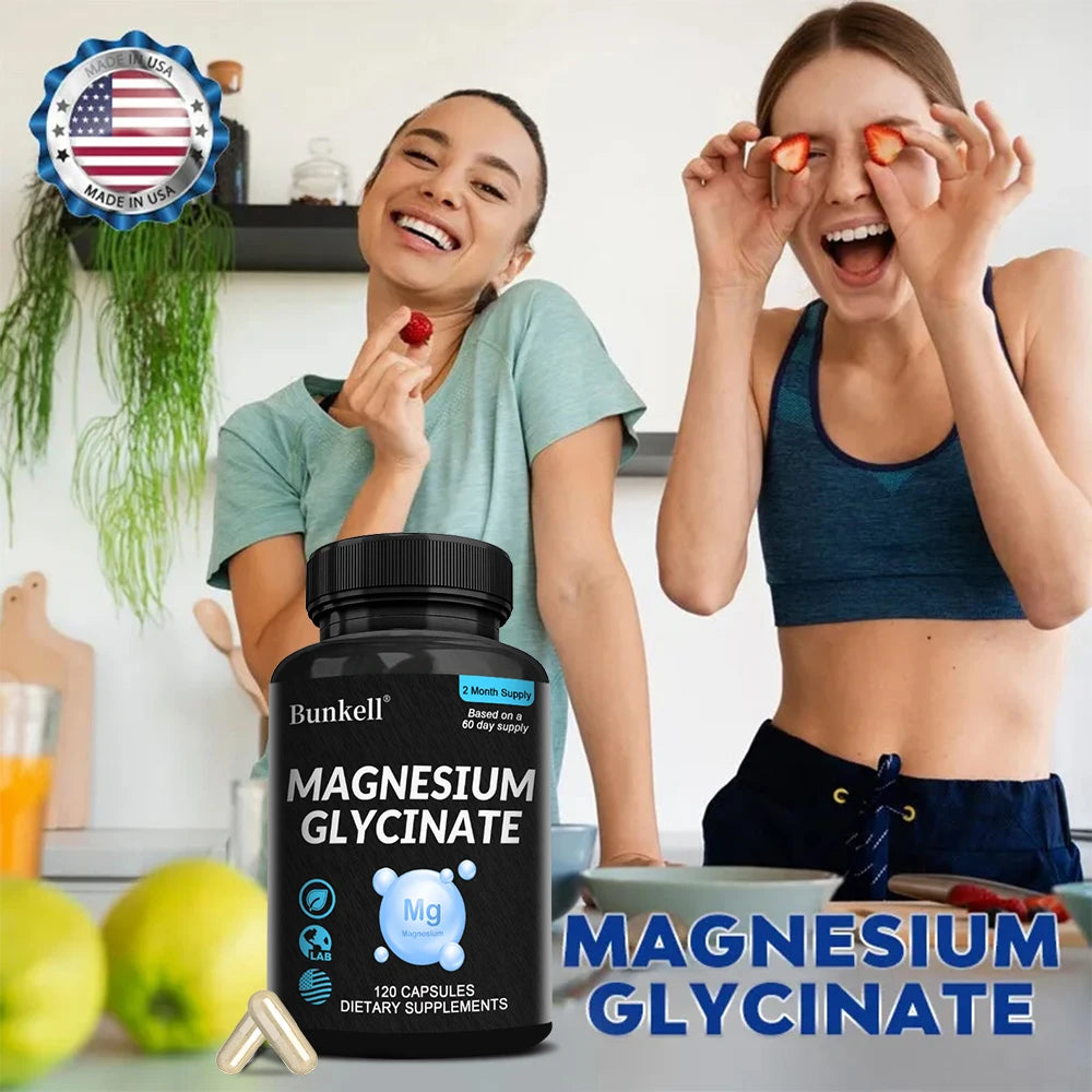 Magnesium Glycinate Supplement - High Strength for Muscle