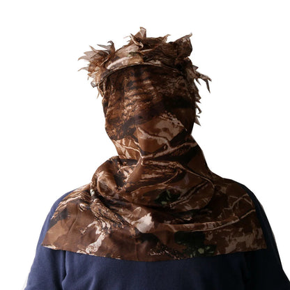 Ghillie Camouflage Leafy Hat 3D Full Face Mask