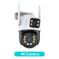 Three Lens PTZ IP Camera Outdoor
