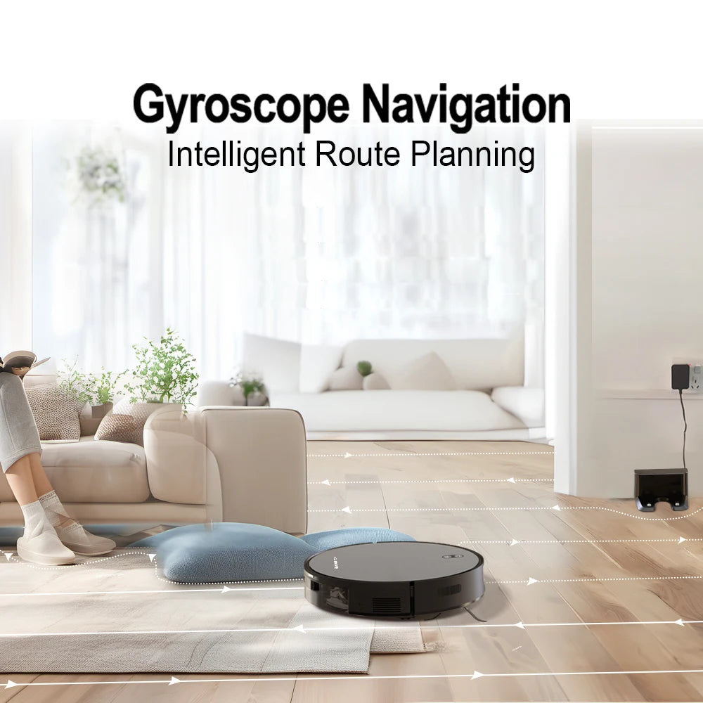 Robot Vacuum Cleaner Combo Mop,3500PA Suction Robotic,