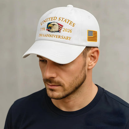 United States 250th Anniversary Baseball Cap - Eagle