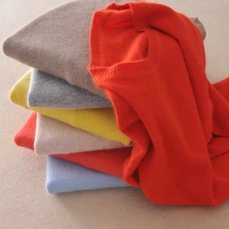 Women Sweater O-neck Autumn Winter Basic Pullover Warm