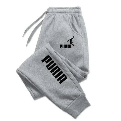 PUAIA Print Men's Pants Autumn/Winter New Sport Jogging