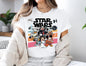 2025 Summer Retro Disney Mickey and Friends Star War Shirt