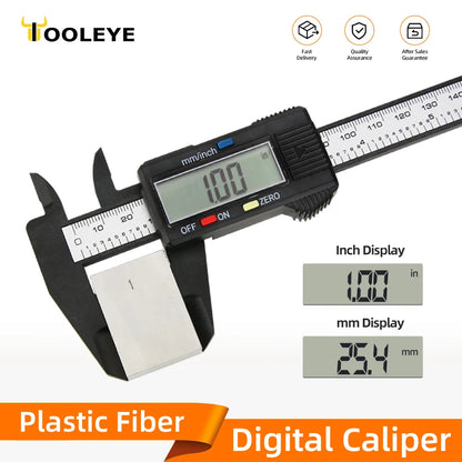 Digital Caliper Electronic Plastic Calipers Vernier Measuring Tool
