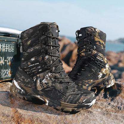 Hiking Shoes Men Boots Wear-resistant  Breathable