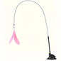 Cat Teaser Toy - Interactive Bell & Feather Wand -