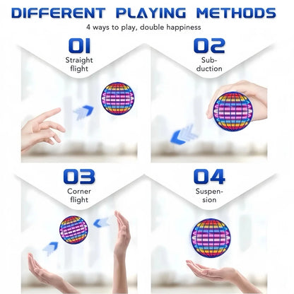  Flying Ball Children's Hand Controlled Color LED Cosmic Globe 360 °