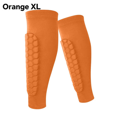 1Pcs Football Shin Guard Socks Sleeves with Foam Calf Compression